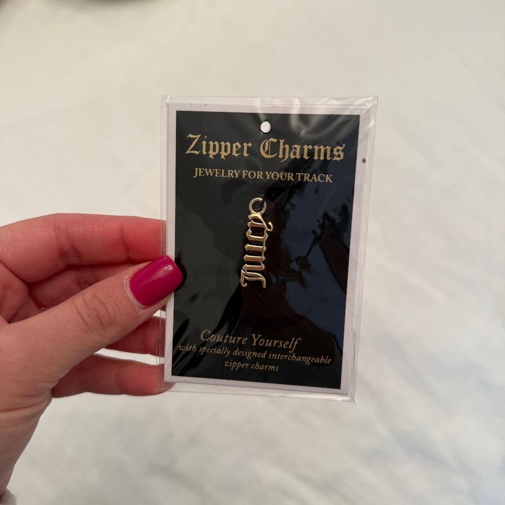 Juicy Couture Charm Zipper Pull